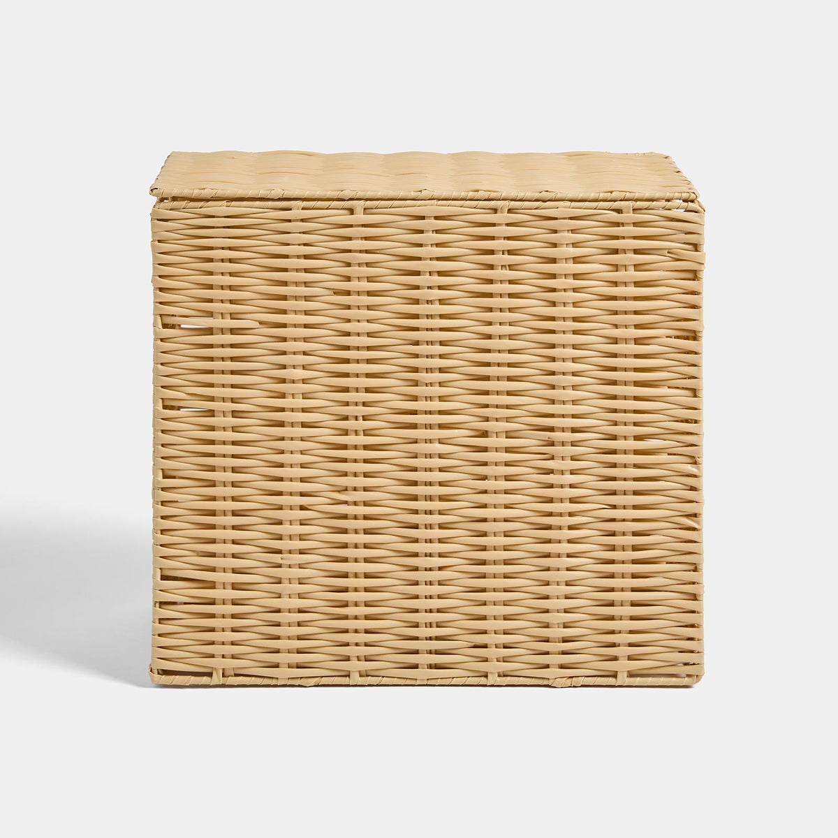 OHS Collapsible Laundry Basket Woven Folding Hamper Bathroom Corner Storage