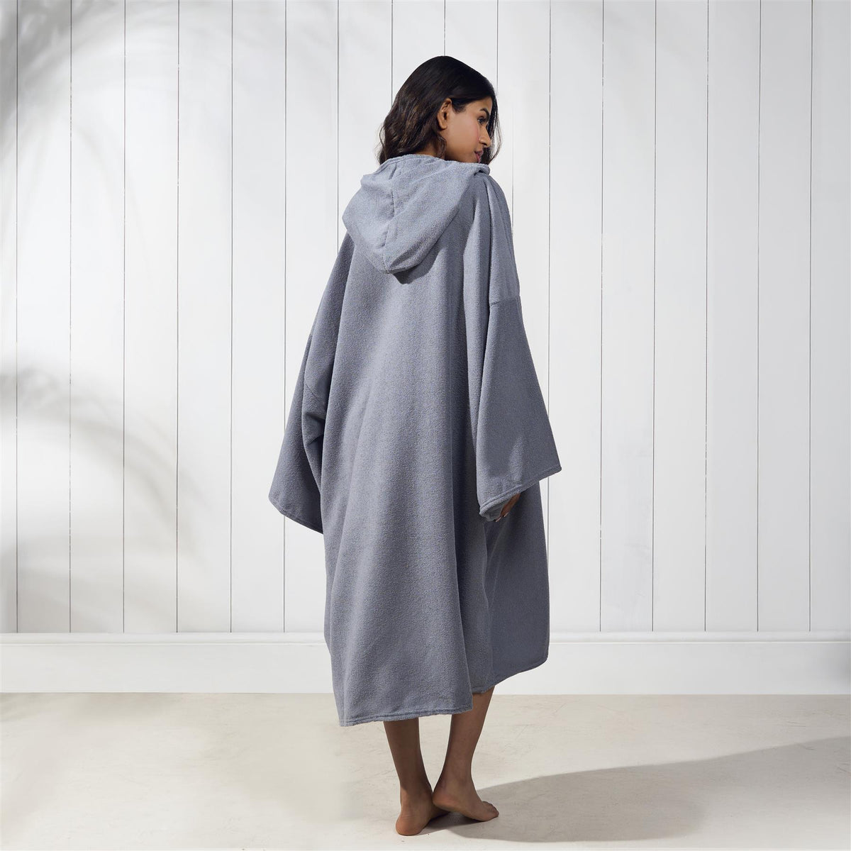 OHS Hooded Towel Poncho Adult Absorbent Dry Beach Swim Bath Changing Robe