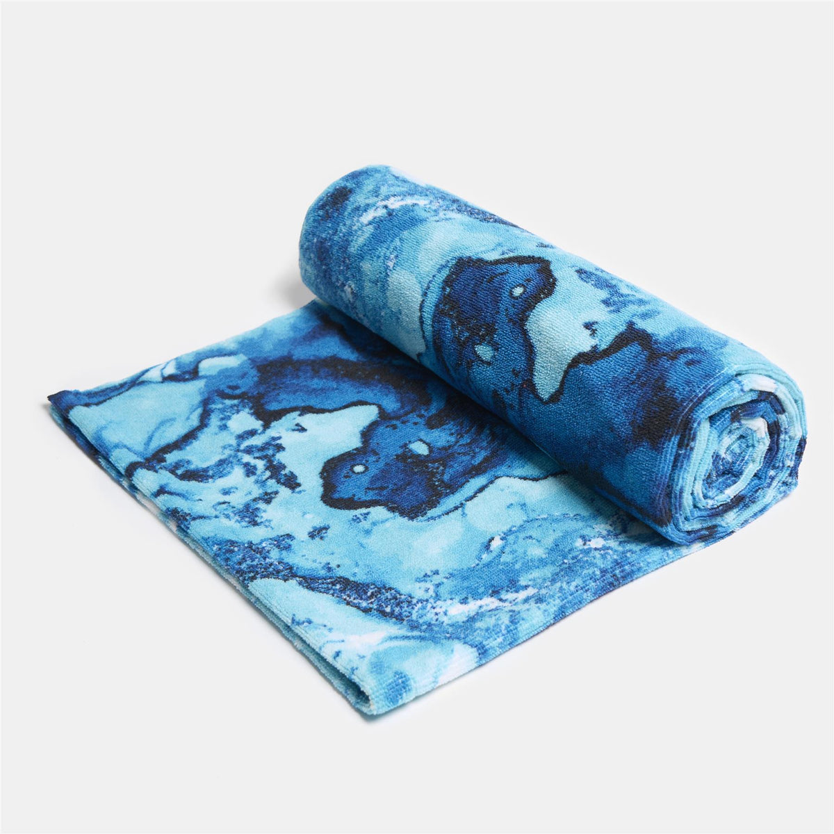 OHS Print Beach Towel Microfibre Quick Dry Bath Holiday Gym Travel Sport