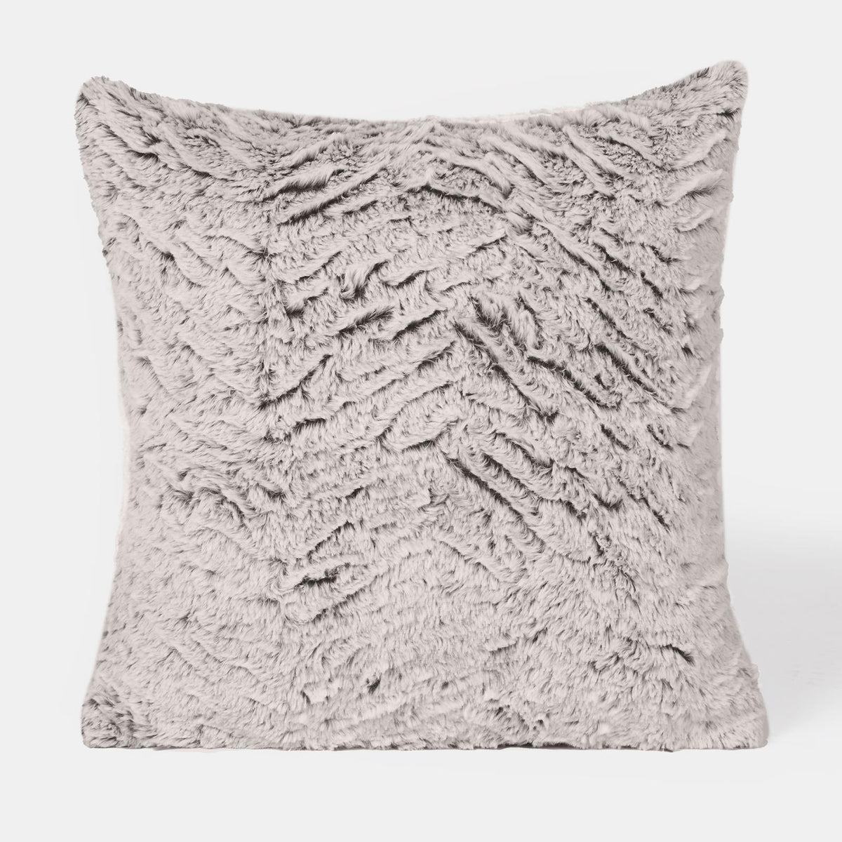 Cushion Covers Faux Fur Fleece Pack of 2/4 Filled Case Pad Two Tone Home Decor