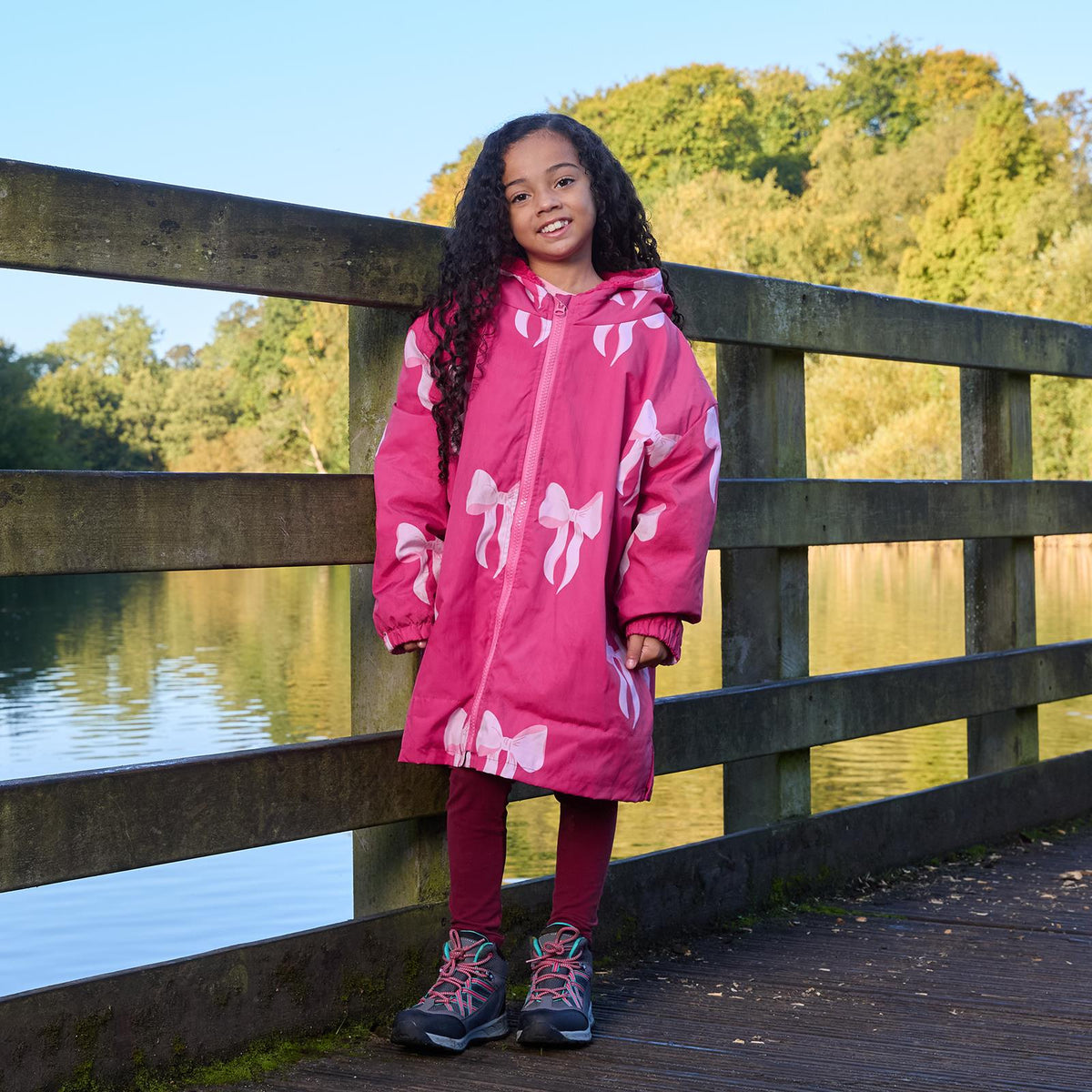 OHS Drying Changing Robe Sherpa Lined Water Resistant Oversize Coat Adults Kids