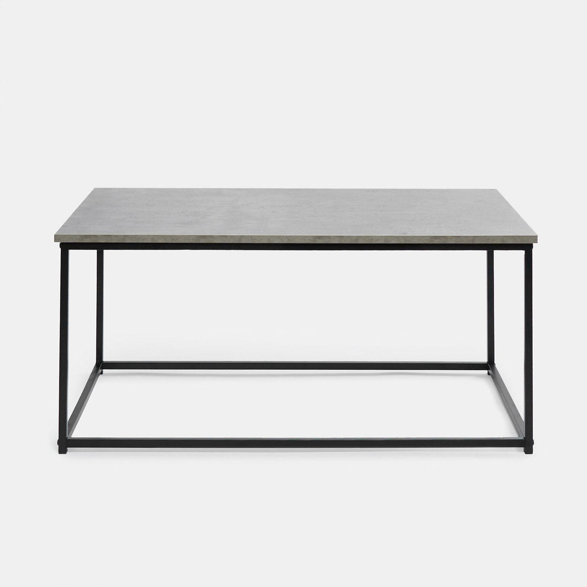 OHS Coffee Table Marble Bedside End Living Room Modern Metal Frame Home Decor
