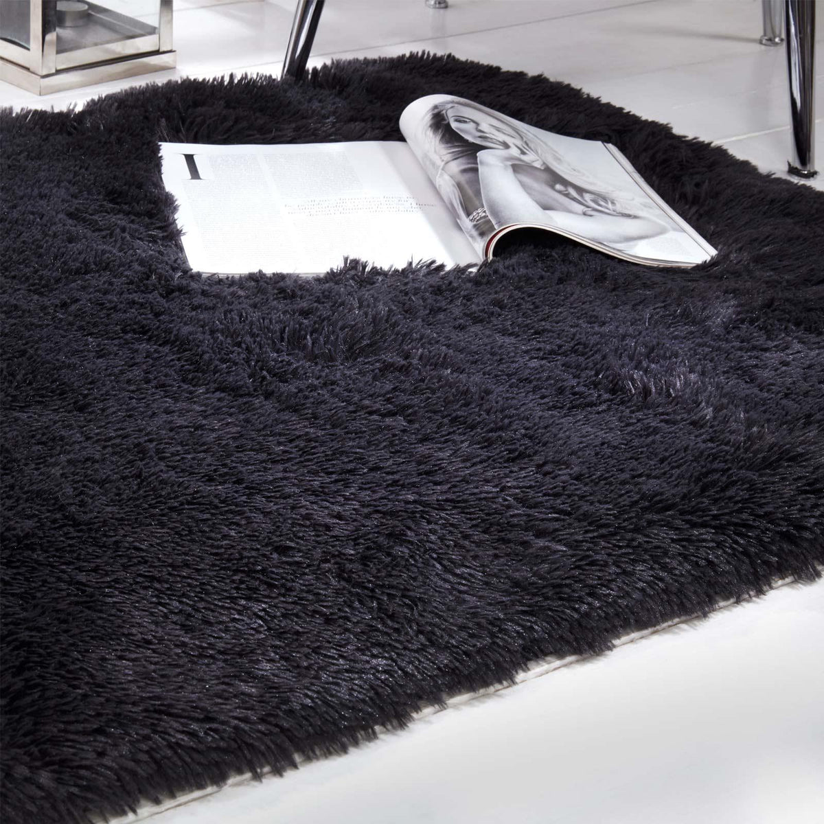 OHS Fluffy Rug Anti-Slip/Skid Shaggy Large Bedroom Non-Shed Floor Carpet Mat