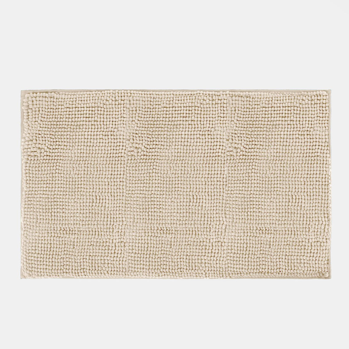 Brentfords Noodle Bath Mat Non Slip Shower Soft Highly Absorbent Chenille Shaggy