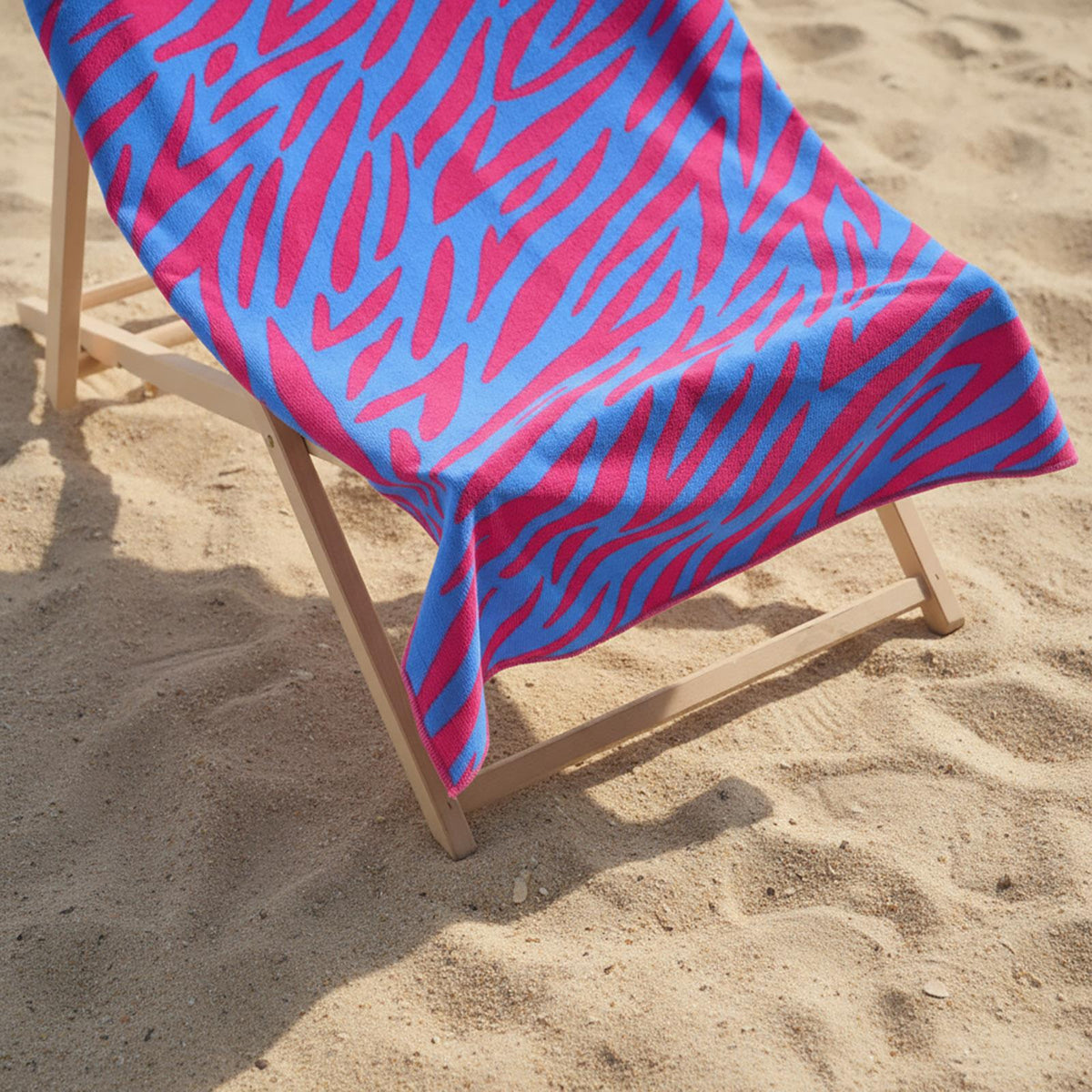OHS Print Beach Towel Microfibre Quick Dry Bath Holiday Gym Travel Sport