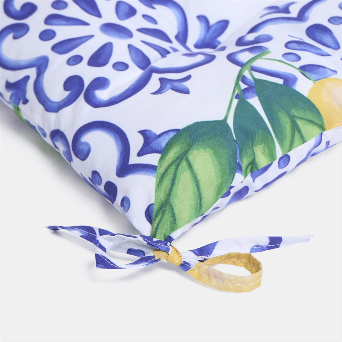OHS Seat Pads 2 Water Resistant Outdoor Cushions Garden Chair Covers Ties