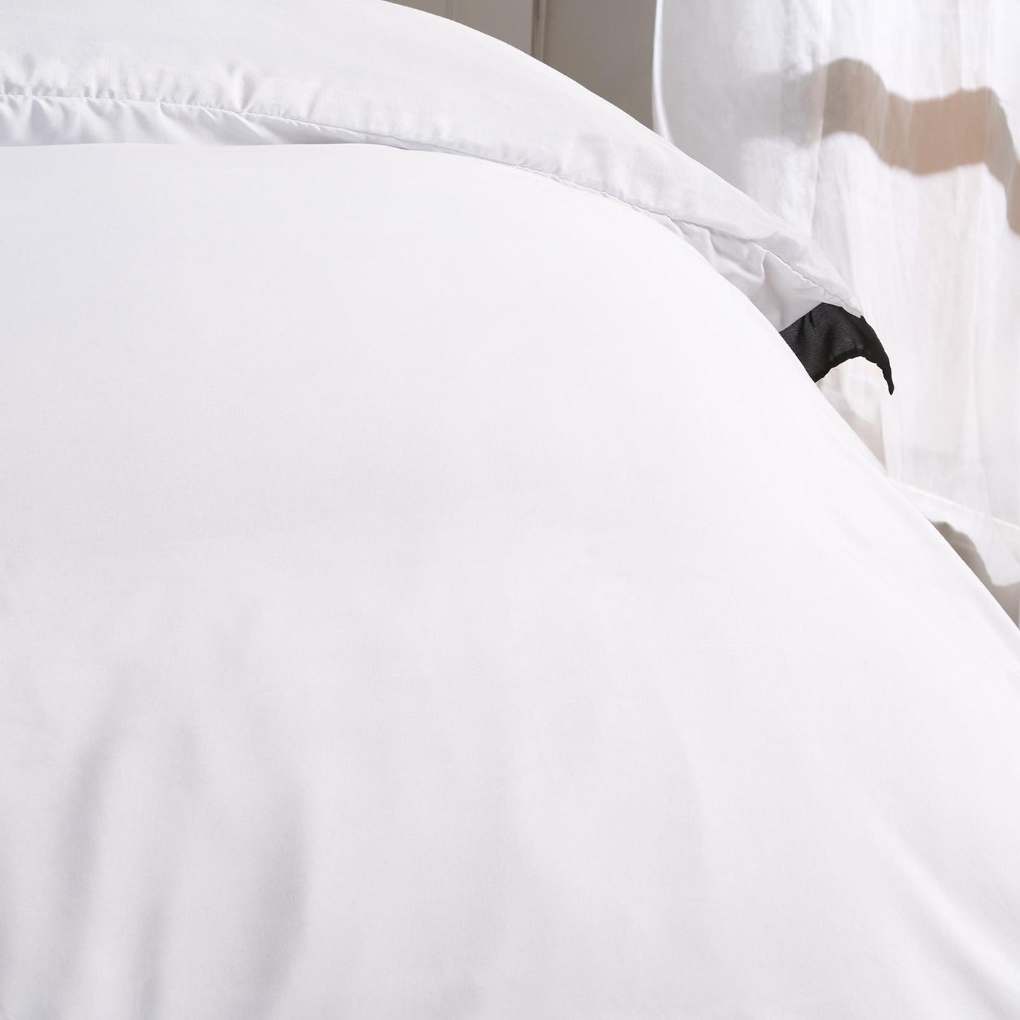 OHS Frill Edge Duvet Cover Set with Pillowcase Microfibre Soft Bedding