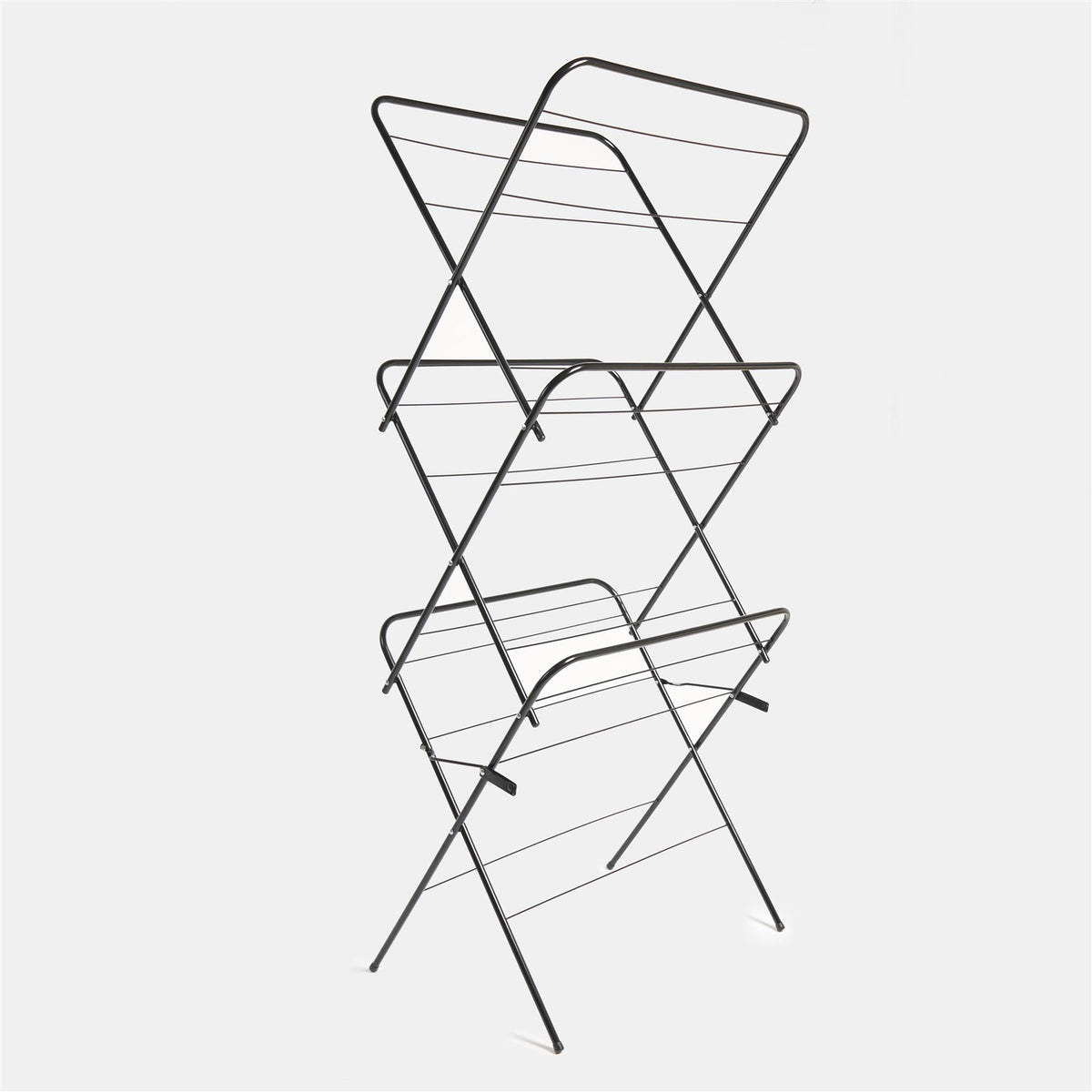 OHS 3 Tier Clothes Dryer Airer Foldable Clothing Drying Rack 15m
