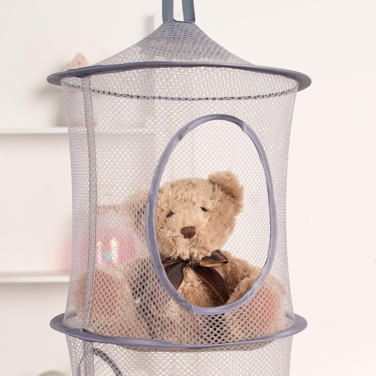 Large Storage Basket Hanging Kids Space Saving Tidy Shoes Clothing Toy Organiser