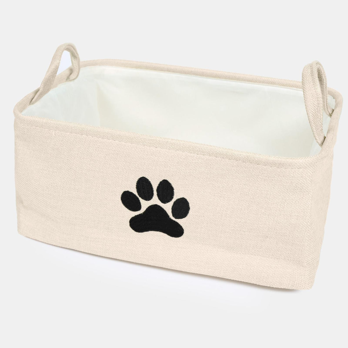 Pet Storage Basket Dog Toy Box Bin Handles Collapsible New Puppy Essentials Gift