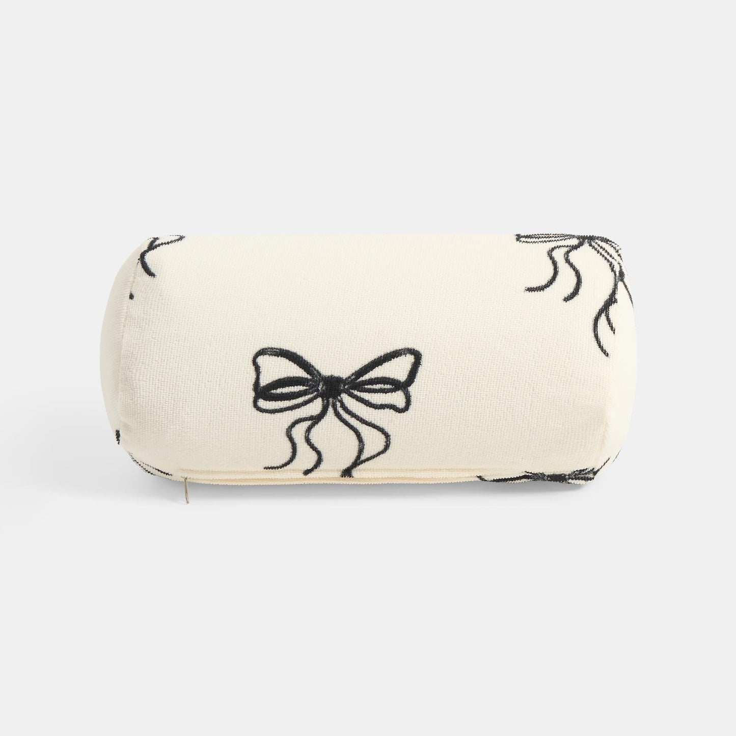 OHS Bows Beach Bolster Travel Cushion Neck Support Filled Pillow