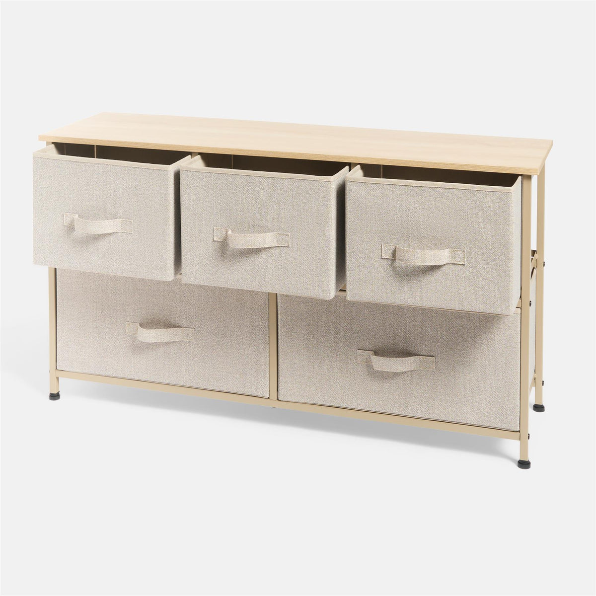 OHS Fabric Cabinet Bedside 2/3/4/5/6 Drawers Storage Unit Clothes Home Organiser