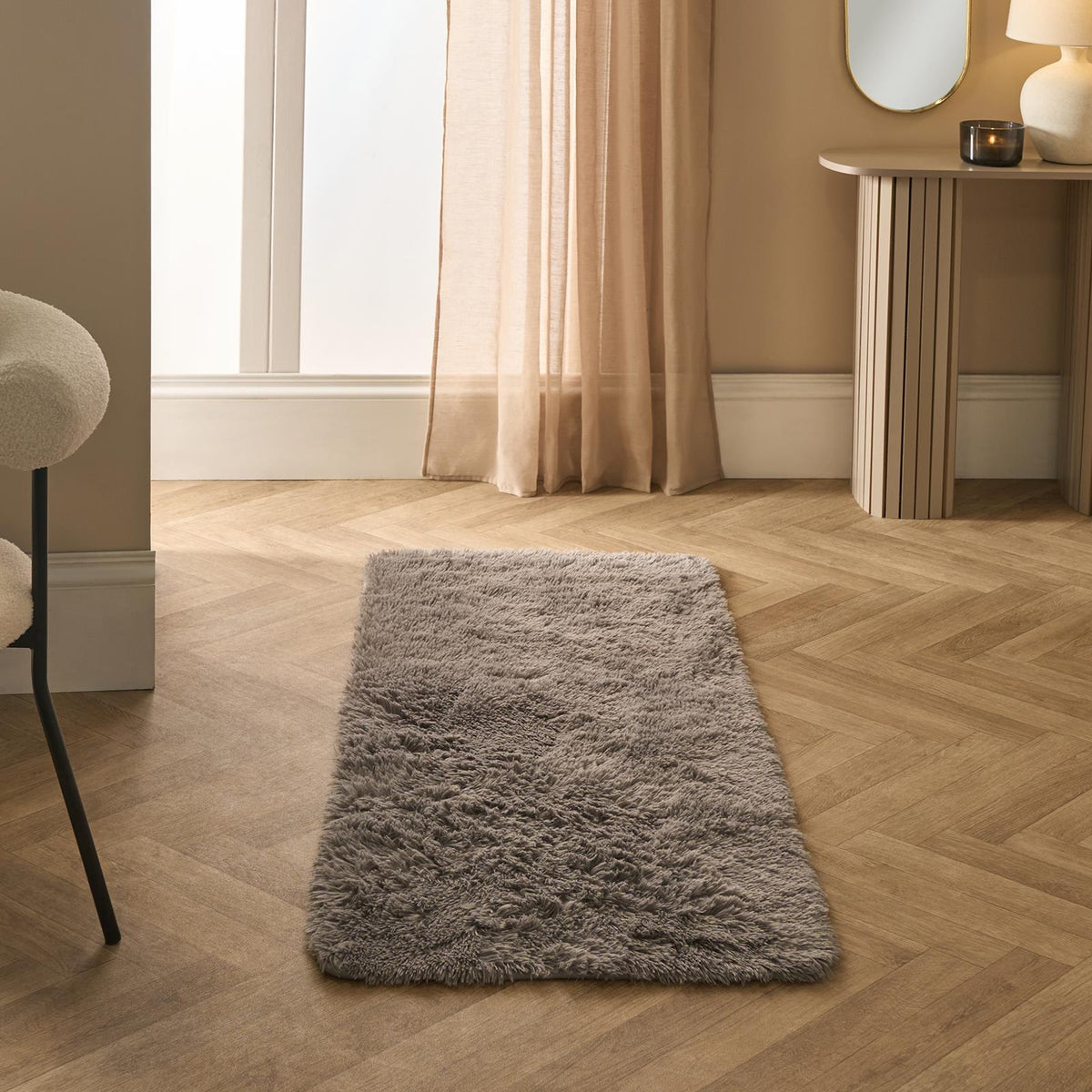 OHS Fluffy Rug Anti-Slip/Skid Shaggy Large Bedroom Non-Shed Floor Carpet Mat