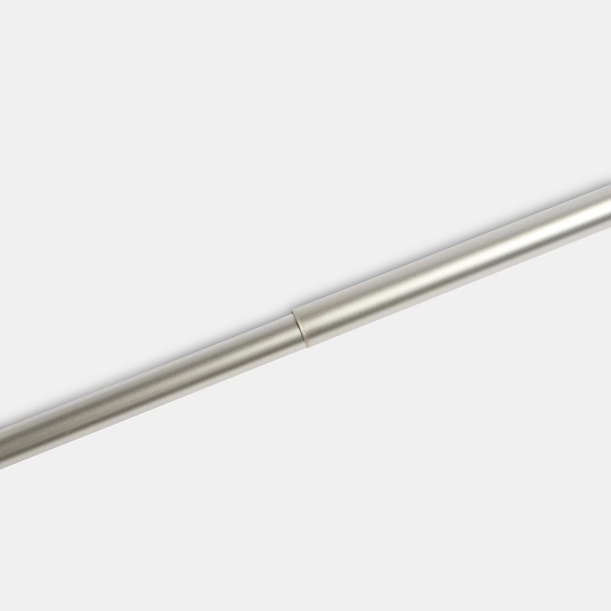 OHS 120-200cm Curtain Pole Extendable Metal 28mm Ball Trumpet Twist Finnials