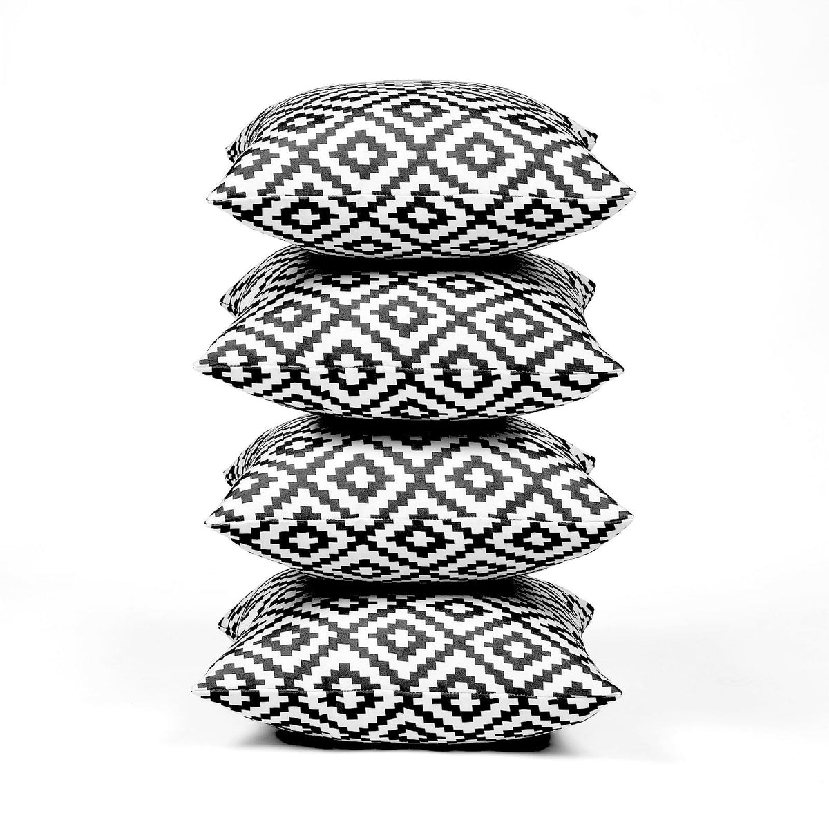 OHS Print Outdoor Cushion Covers Garden Water Resistant Filled Inserts Seat Set