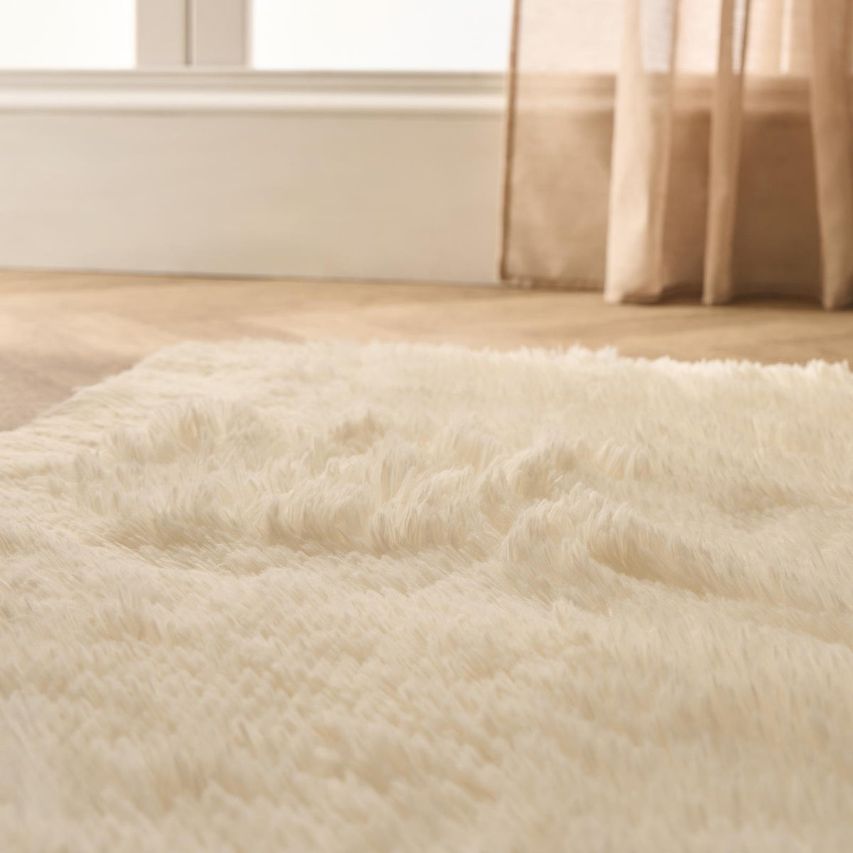 OHS Fluffy Rug Anti-Slip/Skid Shaggy Large Bedroom Non-Shed Floor Carpet Mat