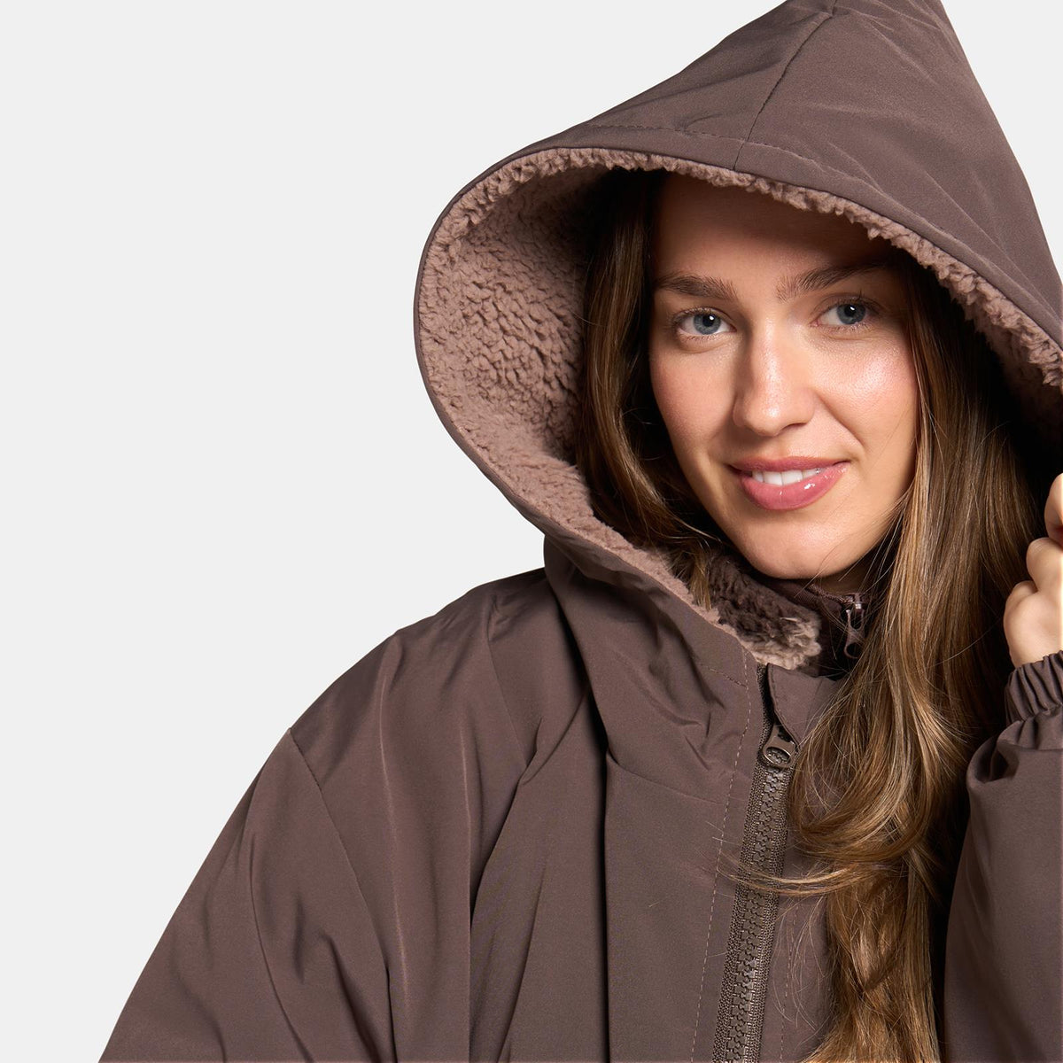OHS Drying Changing Robe Sherpa Lined Water Resistant Oversize Coat Adults Kids