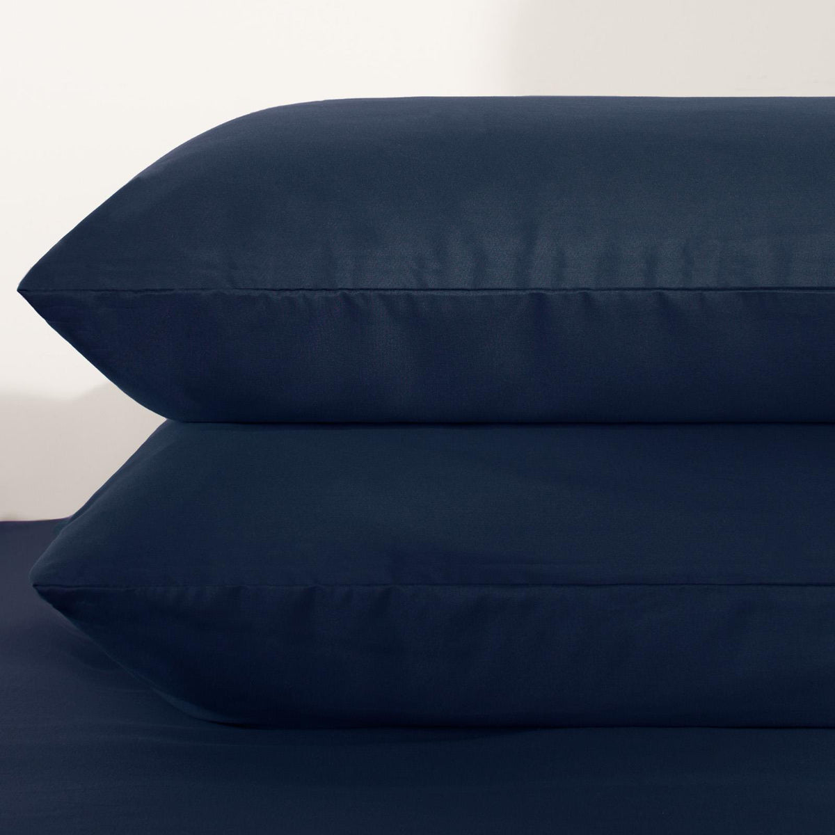 OHS Plain Duvet Cover & Pillowcase Reversible Bedding Set OR Fitted Sheet