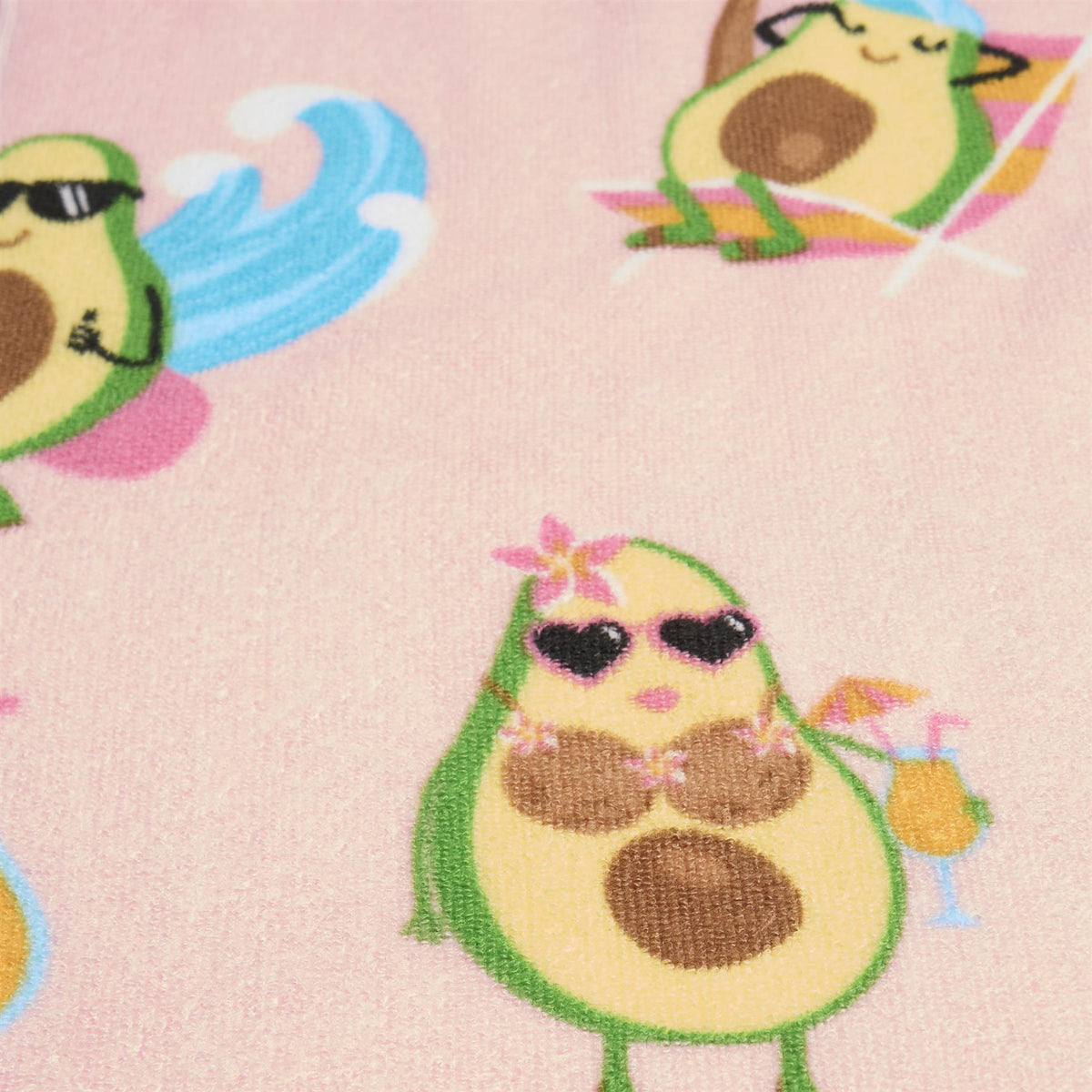 OHS Print Beach Towel Microfibre Quick Dry Bath Holiday Gym Travel Sport