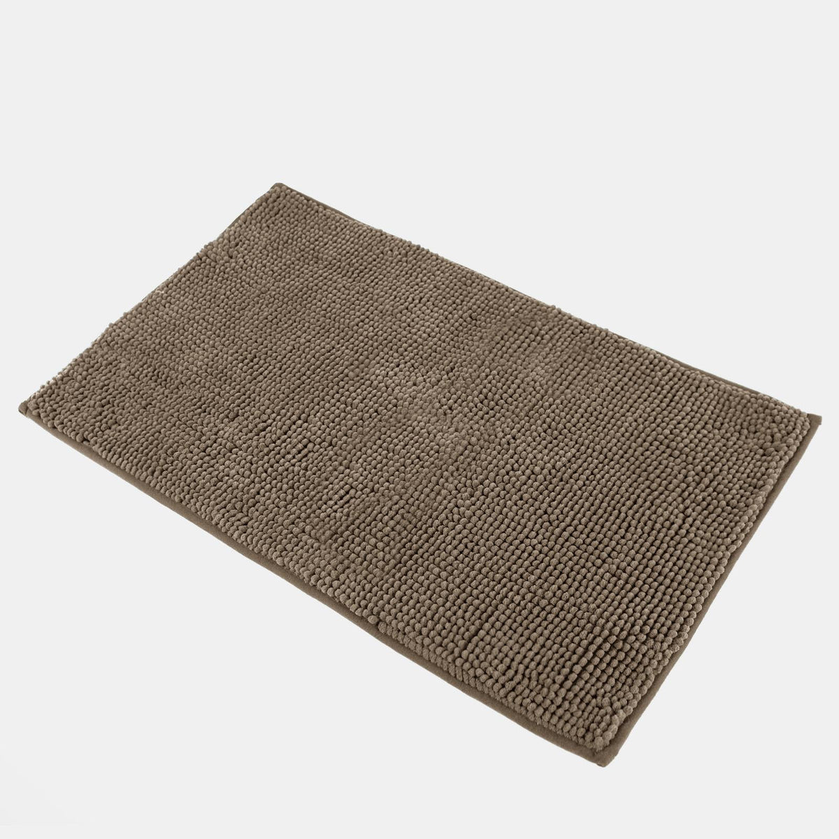 Brentfords Noodle Bath Mat Non Slip Shower Soft Highly Absorbent Chenille Shaggy