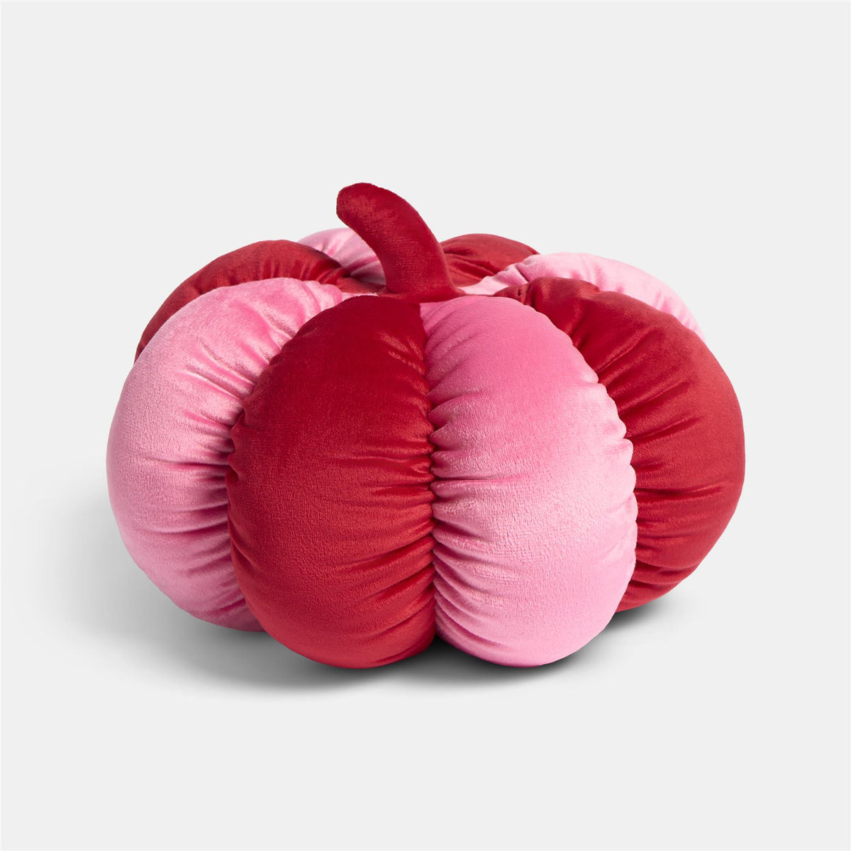 OHS Pumpkin Cushion Striped Matte Velvet Novelty Decorative Scatter Pillow