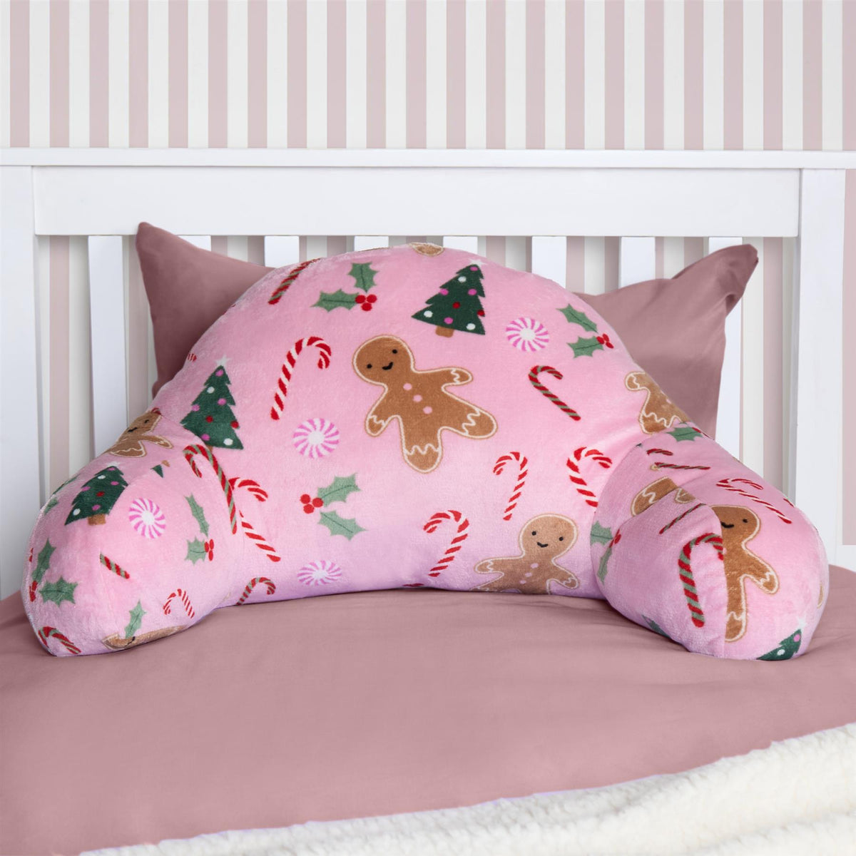 OHS Kids Gaming Cushion Bed Reading Pillow Soft Support with Arms Lumbar Chair