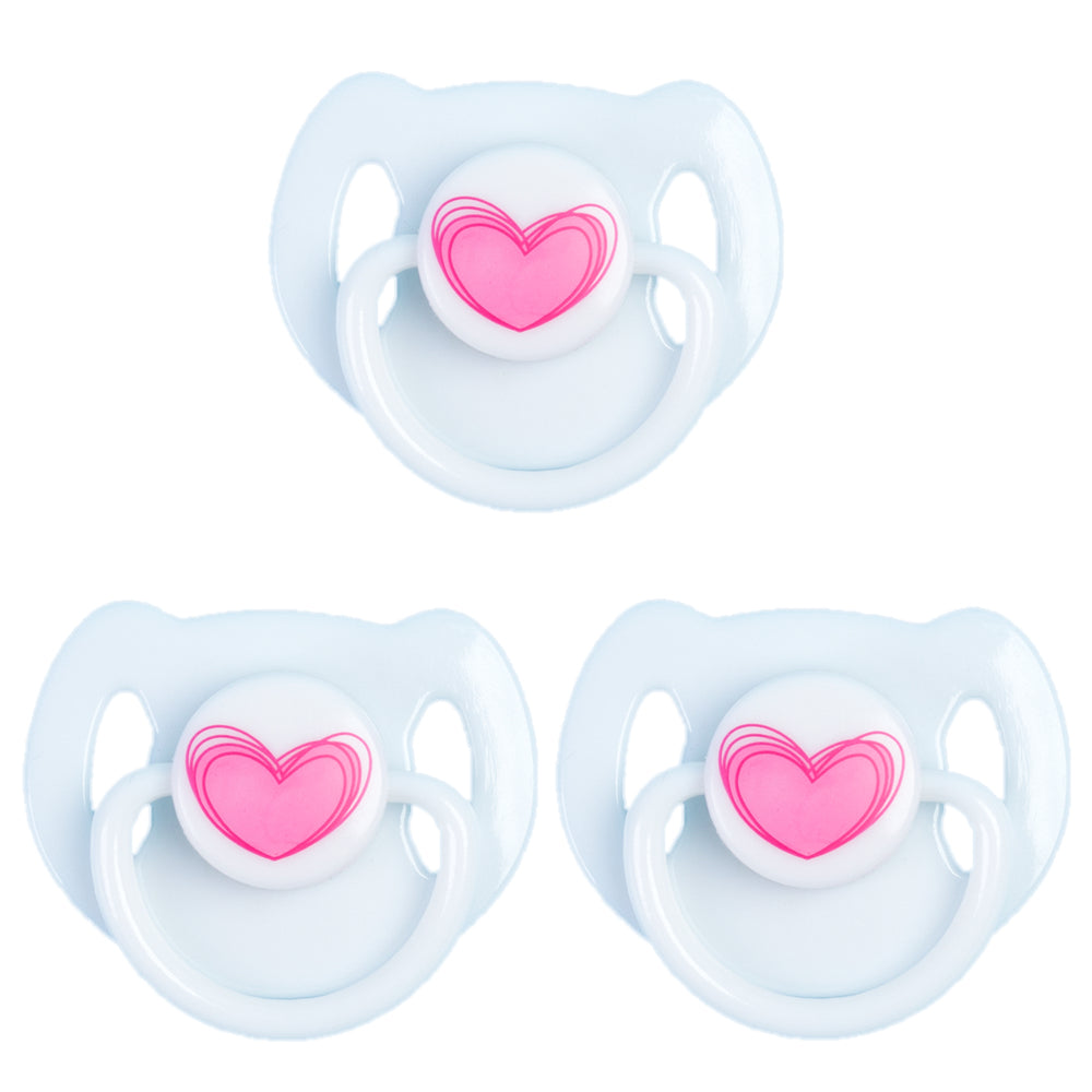 3PC Magnetic Dummy Pacifier for Reborn Baby Dolls DIY Supply Accessory Kids Gift