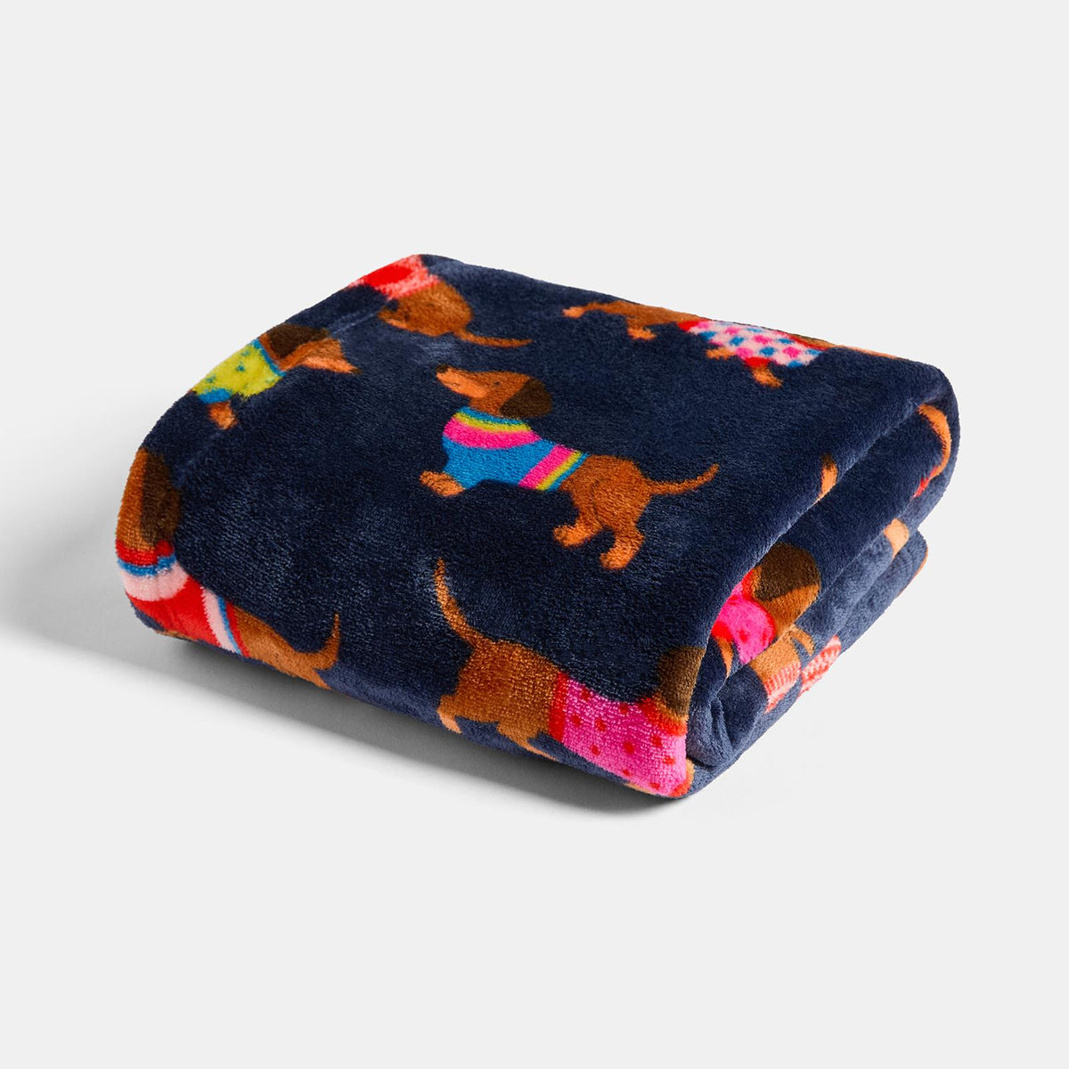 OHS Printed Pet Blanket Reversible Sherpa Fleece Dog Cats Thermal Calming Throw