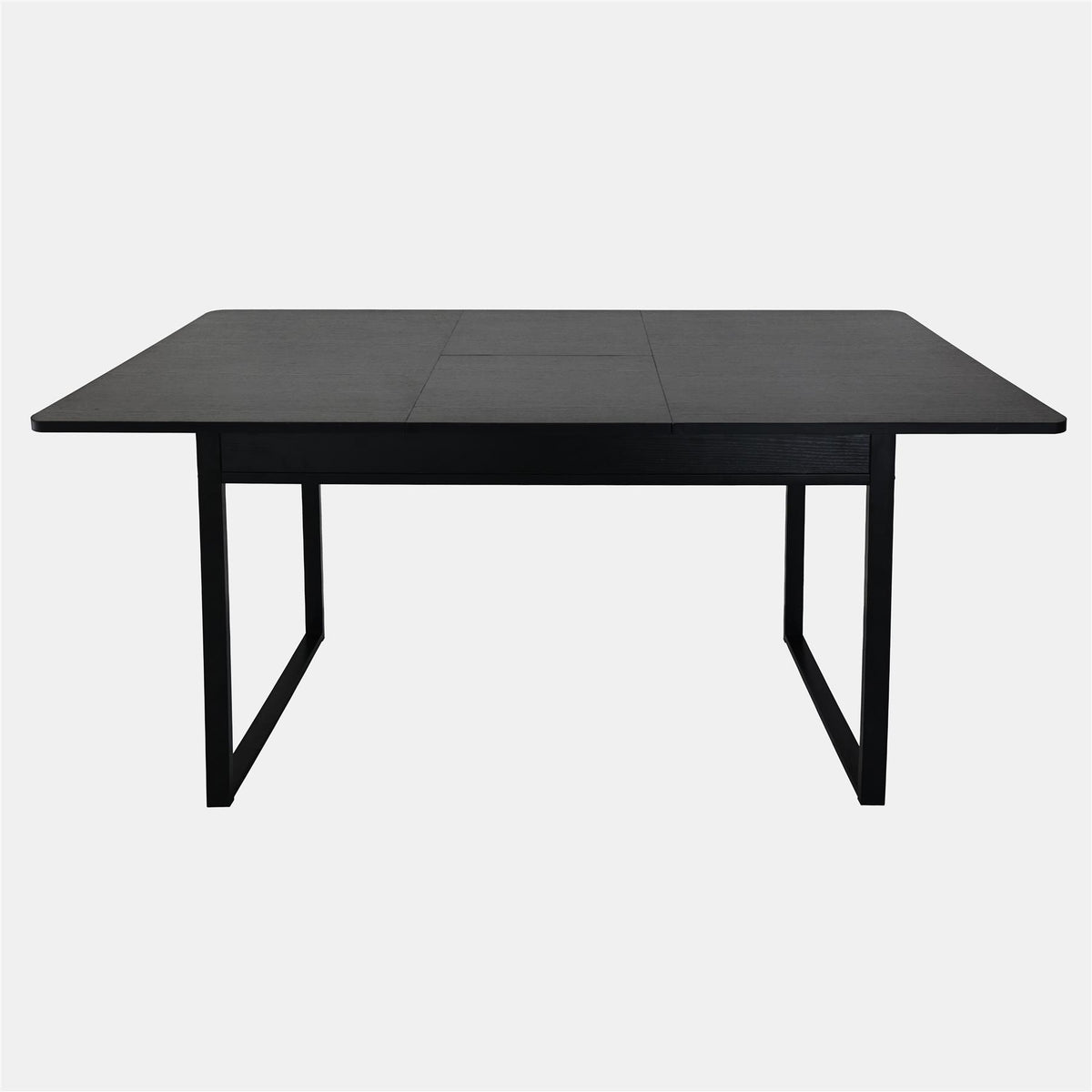 OHS Extendable Dining Table 4-6 Seater Chevron Wood Effect Kitchen Tables