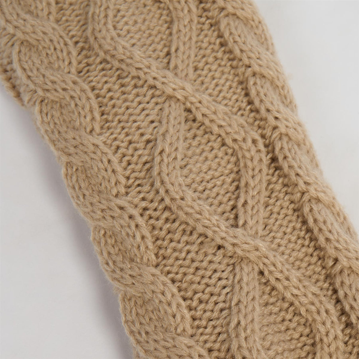 OHS Cable Knit Socks Womens Non Slip Warm Indoor Lounge Sock Slipper