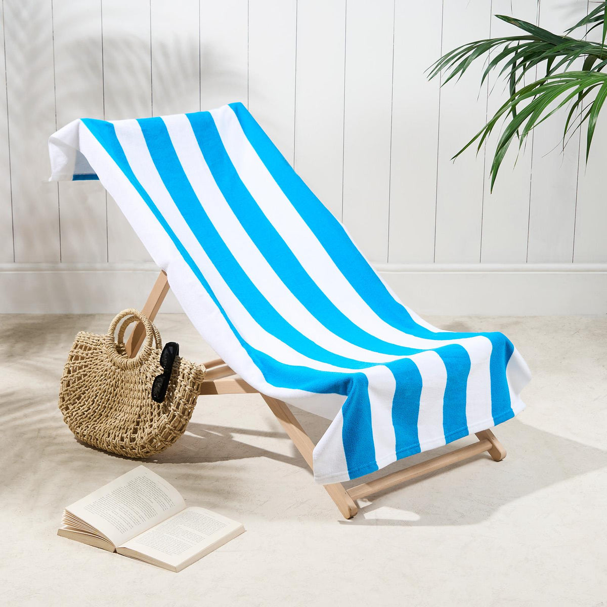 OHS Print Beach Towel Microfibre Quick Dry Bath Holiday Gym Travel Sport