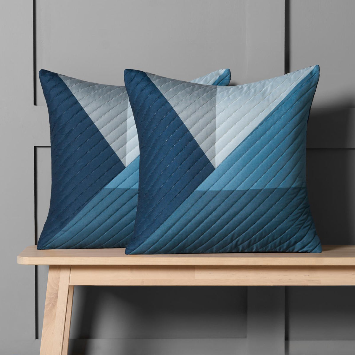 Geometric Cushion Covers Pinsonic Pack of 2/4 Case Filled Pad 18" x 18" Home Set