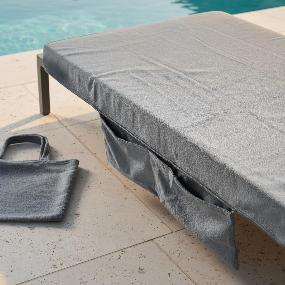 OHS Beach Towel Bag Microfiber Quick Dry Absorbent Bath Large Travel Spa