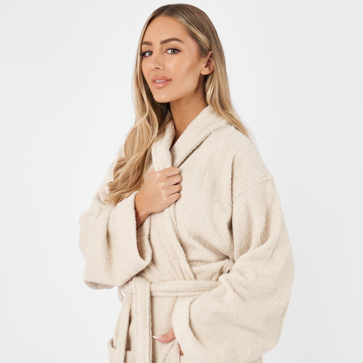 Brentfords Luxury 100% Cotton Bath Robe Terry Towel Soft Dressing Gown Unisex