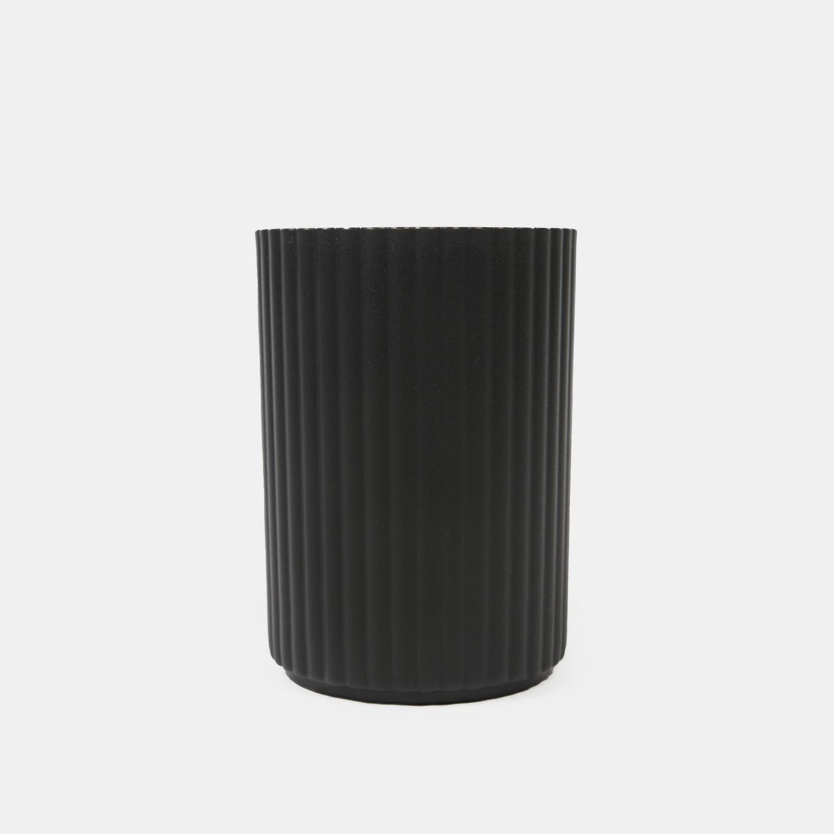 Bathroom Accessories 4 Piece Set Ribbed Soap Dispenser Holder Tumbler Toothbrush