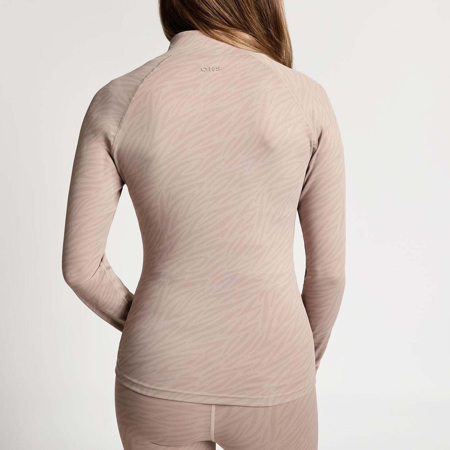 OHS Zip Up Top Long Sleeve Quick Dry Activewear JacketGym Workout Fitness Sports