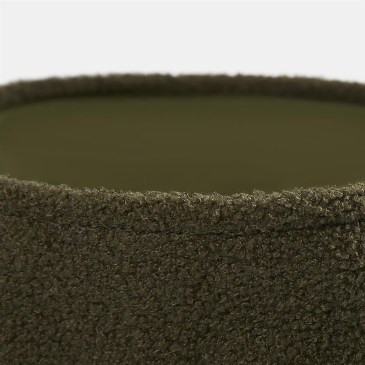 OHS Storage Basket Handles Boucle Fleece Laundry Clothes Organiser