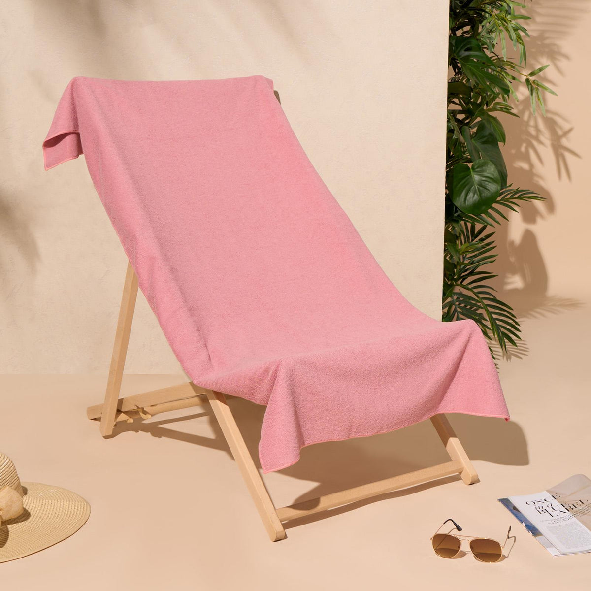 OHS Large Beach Towel Microfiber Lightweight Quick Dry Bath Gym Sports