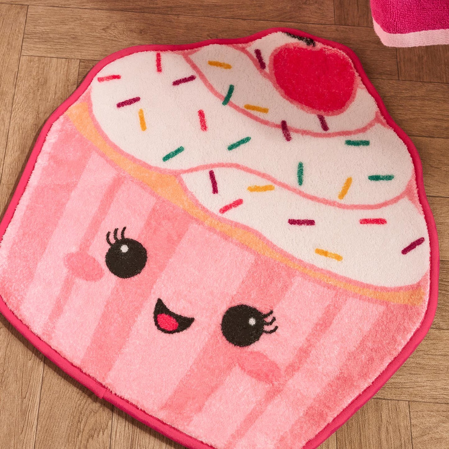 OHS Novelty Bath Mat Soft Velvet Quick Dry Non-Slip Adults Kids Fun Shower Rug