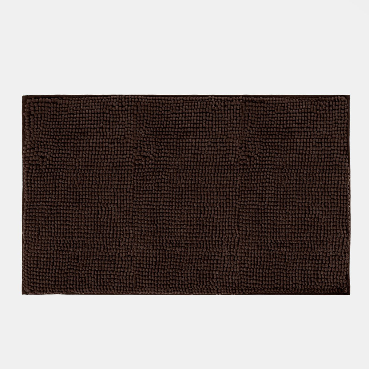 Brentfords Noodle Bath Mat Non Slip Shower Soft Highly Absorbent Chenille Shaggy