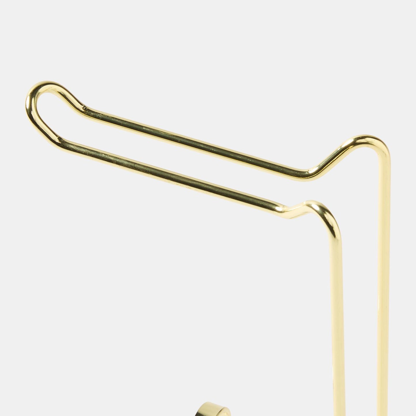 OHS Metal Toilet Roll Holder Freestanding Bathroom Storage Organiser