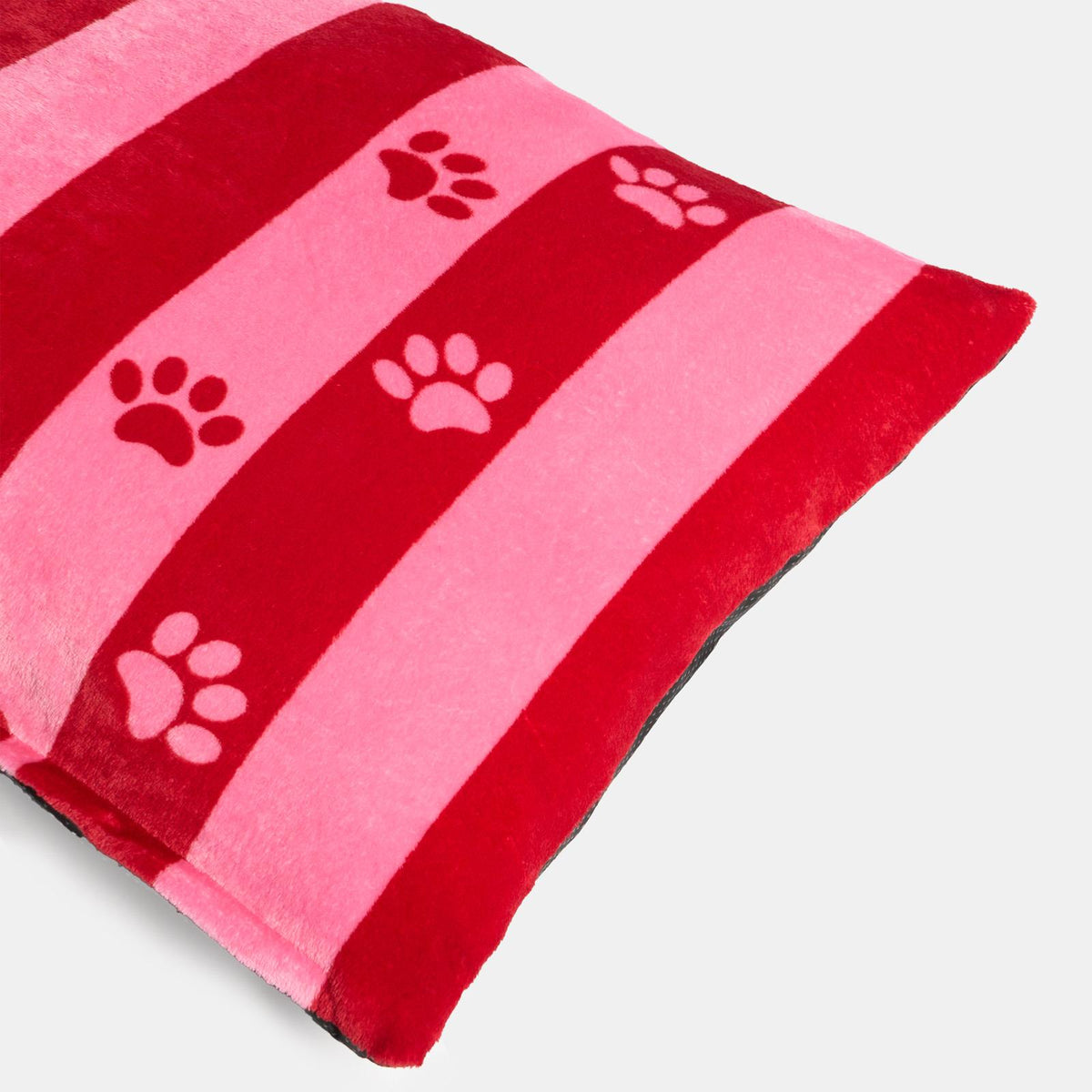 OHS Print Pet Bed Fleece Paw Checks Leopard Stripes Xmas Calming Cushion Dog Cat