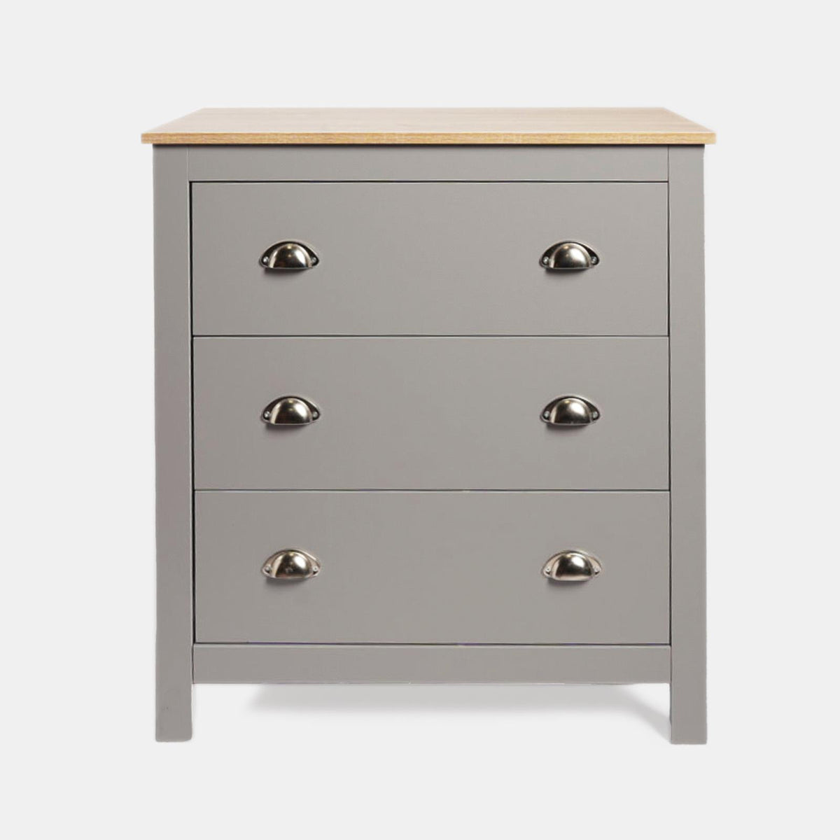 OHS Chicago Bedside Table 2/3 Drawer Hallway Cabinet Nightstand Unit Home Decor