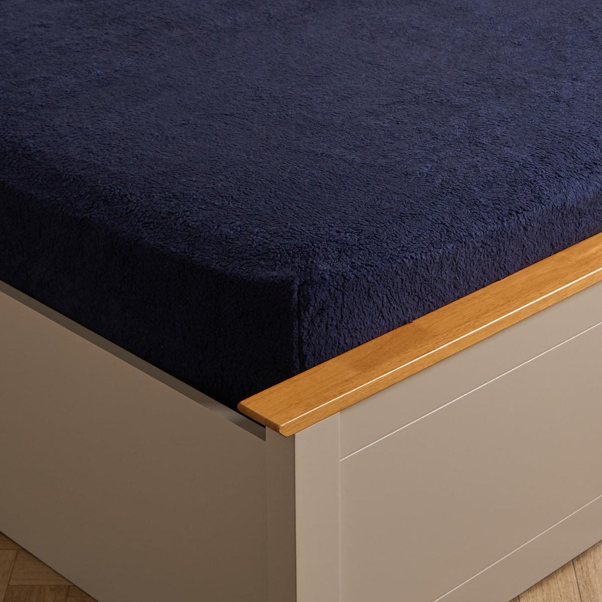 OHS Teddy Fleece Fitted Sheet Thermal Warm Single Double King Bedding NEW