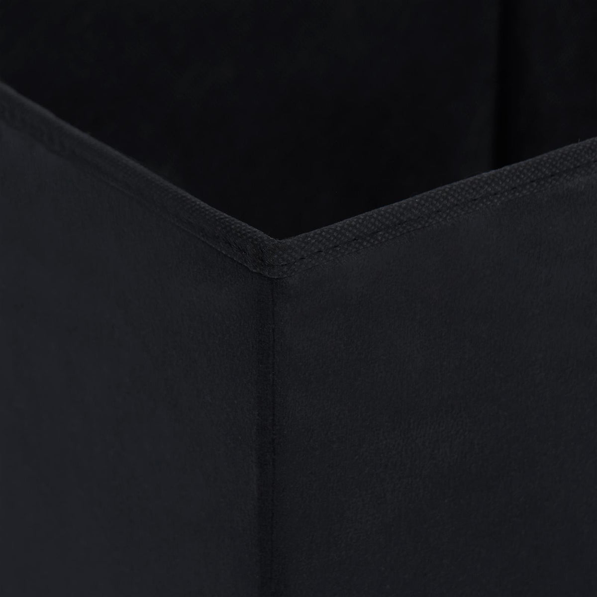 OHS Multi Pack of Matte Velvet Storage Boxes Stylish Foldable Set Square Cube