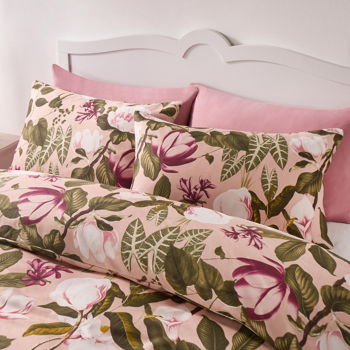 Floral Duvet Cover Quilt Bedding Set Reversible with Pillowcase Double King Size