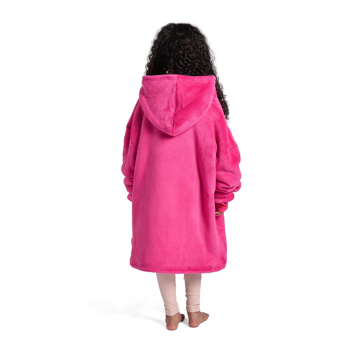 OHS Kids Hoodie Blanket Oversized Ultra Plush Soft Sherpa Wearable Sweatshirt