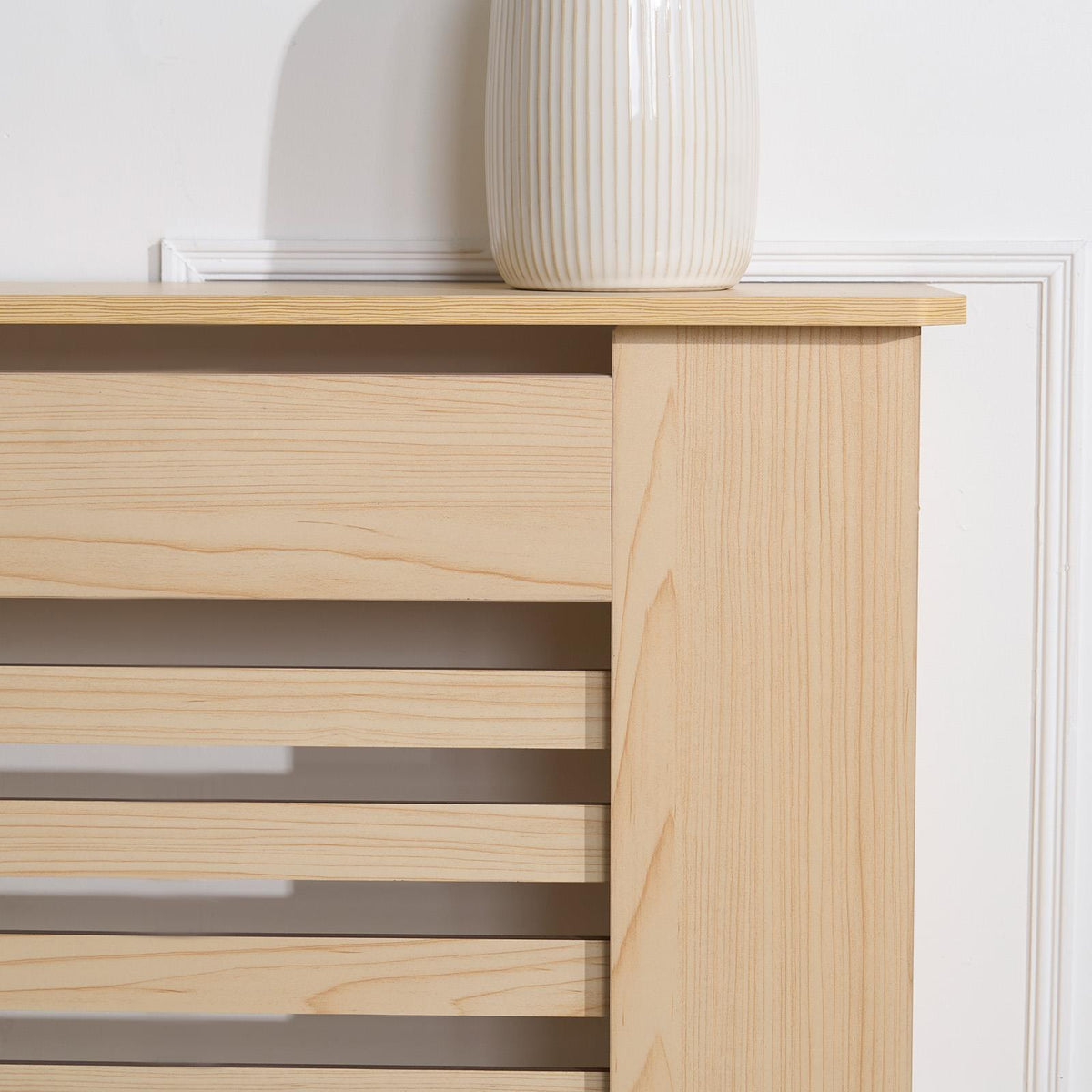 OHS Wood Radiator Cover MDF Side Board S M L Cabinet Shelf Hallway Furniture