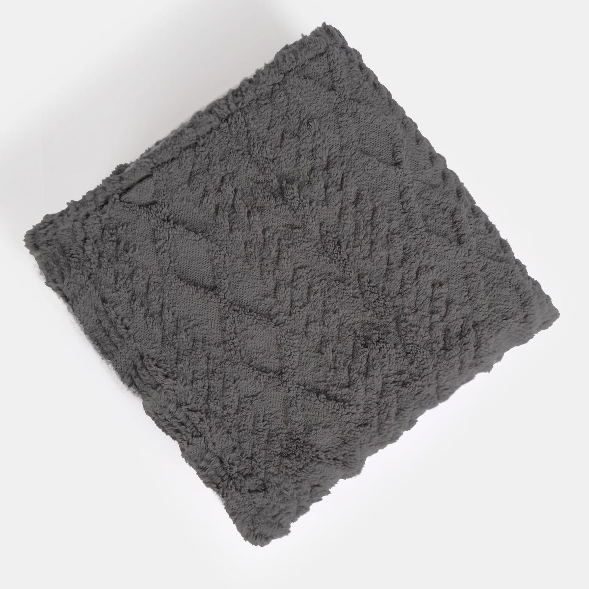 OHS Cable Knit Blanket Sherpa Fleece Sofa Plush Soft Warm Throw Over Bed Chair
