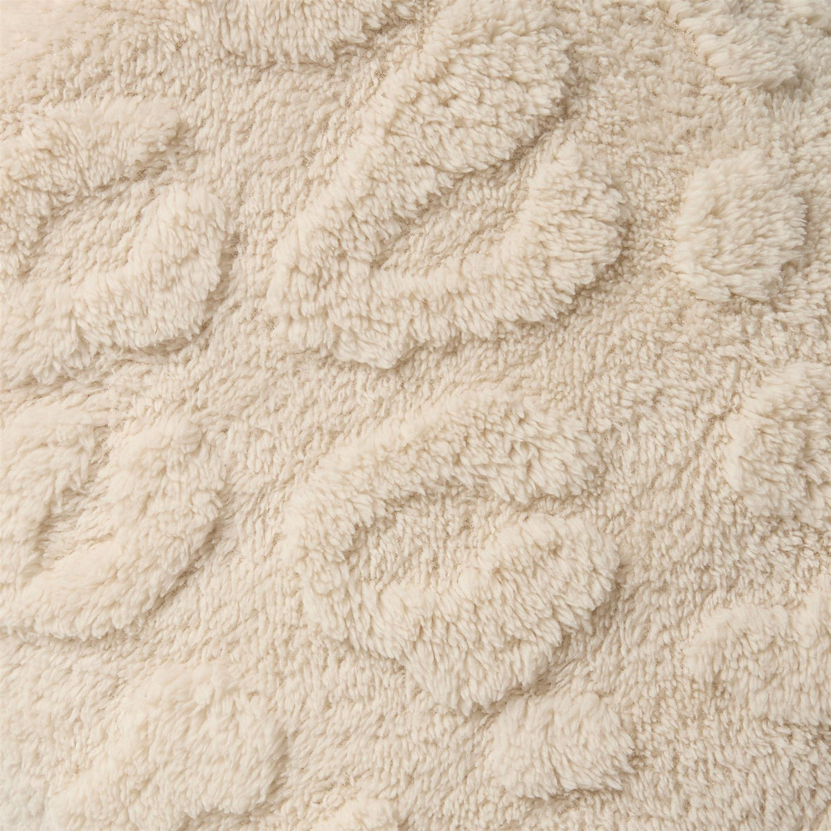 OHS Tufted Throw Animal Pattern Teddy Fleece Blanket Thermal Bedspread